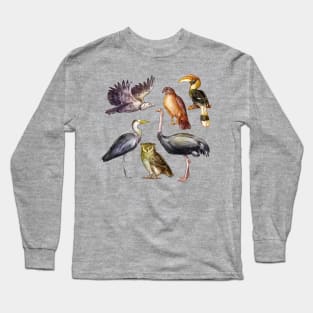 Wild Animal Illustration Long Sleeve T-Shirt